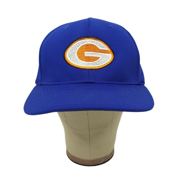 Richardson Dryve PTS40 Fitted Cap Adult Size L XL Trucker Hat Blue Orange - Picture 2 of 10